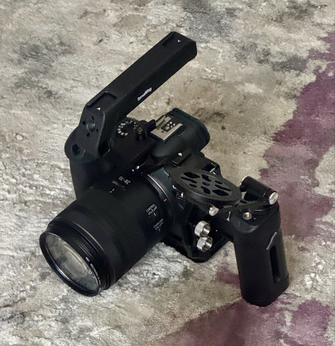 SmallRig Half Cage Canon R5 Mark II/R6 Mark II/ Mark III + Side Handle + Top Handle + Suport telefon