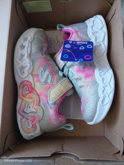 Детски Светещи маратонки Skechers 29