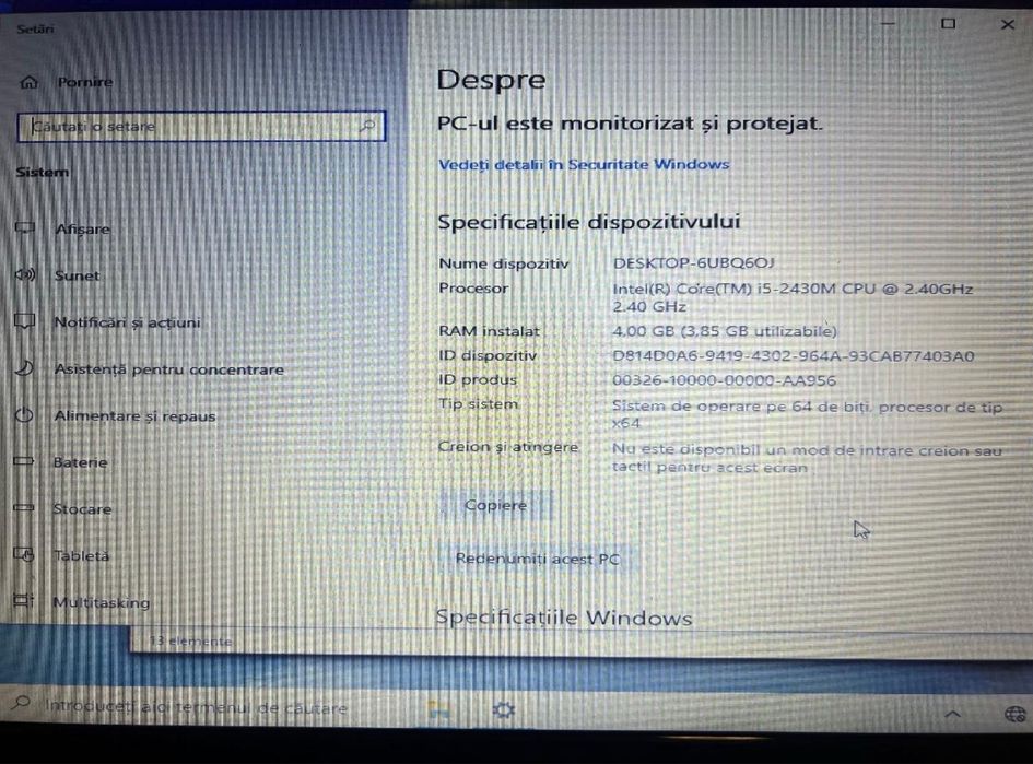Laptop Acer defect Aspire 5750G-2434G75Mnrr