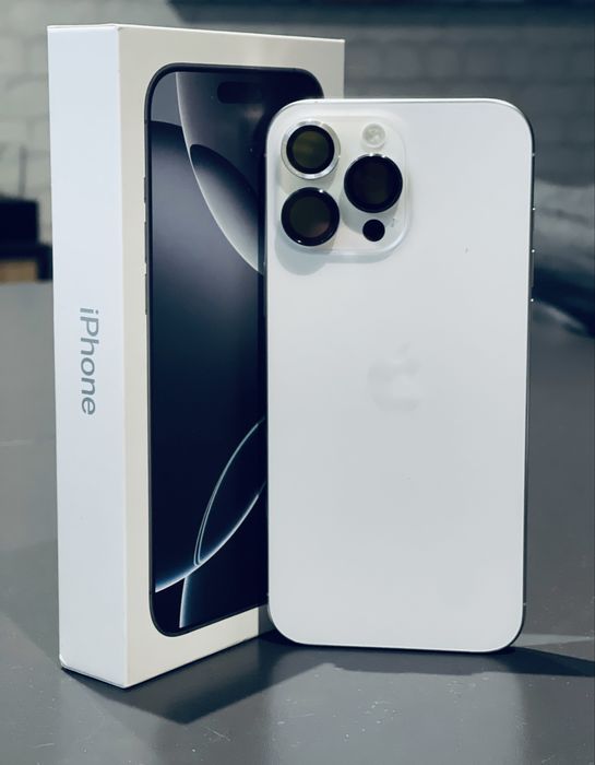 Iphone 16 Pro Max 512 GB White Titanium Гаранция  06.11.2027