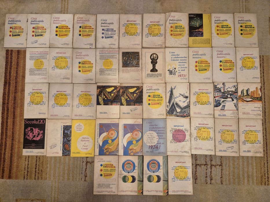 Peste 120 exemplare CPSF (Colecția Povestiri Științifico-Fantastice)