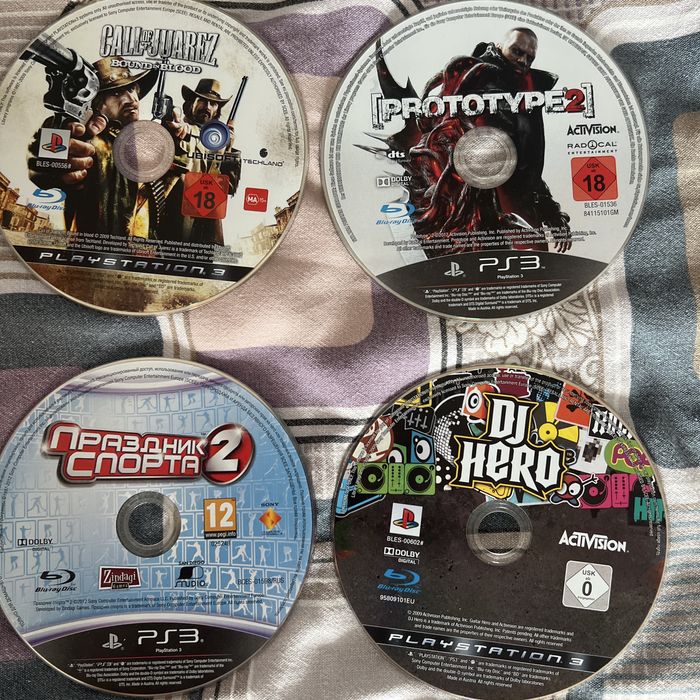 Диски для приставки PS3 Цены в описании