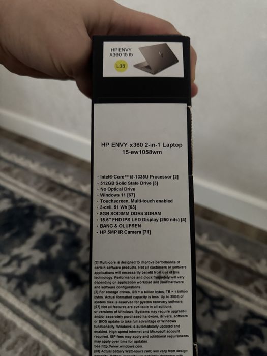 Ноутбук HP ENVY x360 15.6