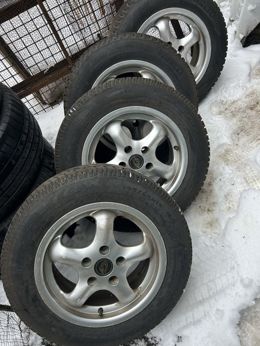 Vand 4 roti pe 15” de iarna  5x112 VW GOLF 5 ,6 . 195/65/15