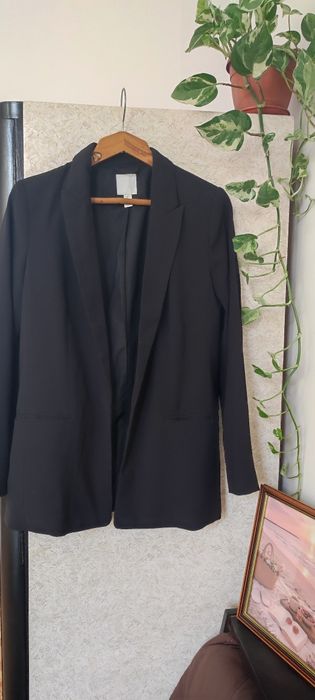 Черно дамско сако H&M