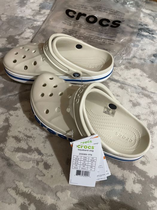 crocs размер 39 luх бежевые унисекс