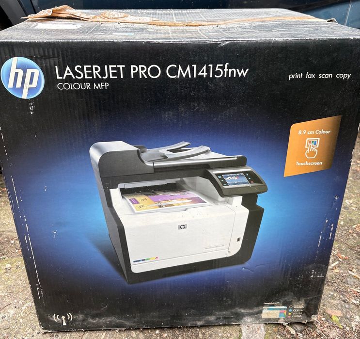 Vând Imprimantă multifuncțională Laser Color Wireless HP LaserJet Pro CM1415fnw – in cutia originală