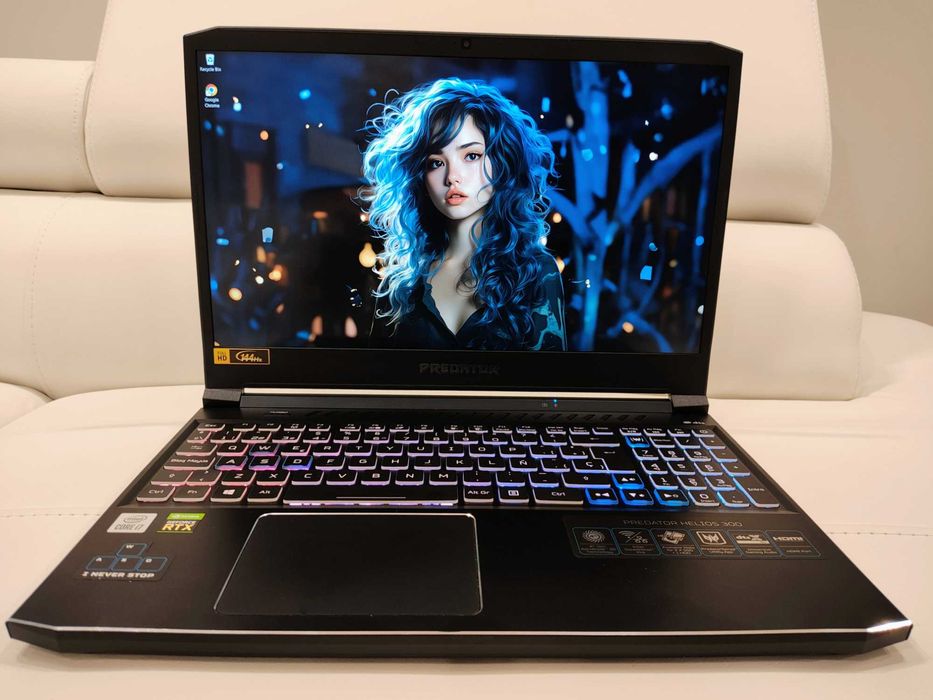 Laptop gaming acer Predator 16" intel core i7-10750H ,video 8 GB RTX