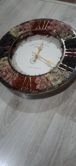 Промо цена! Стенен часовник със скандинавски мъх