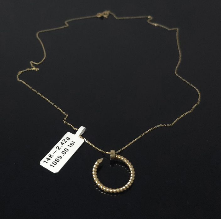 Lant aur 14k 2.42gr