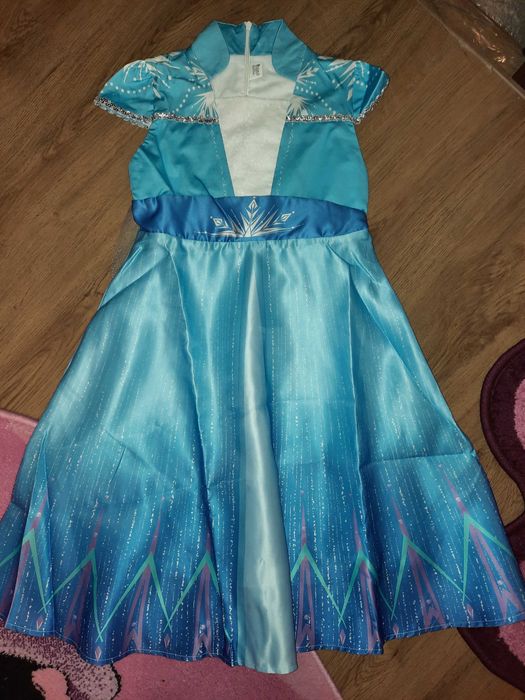 Rochie Elsa Frozen 2 maneca scurta