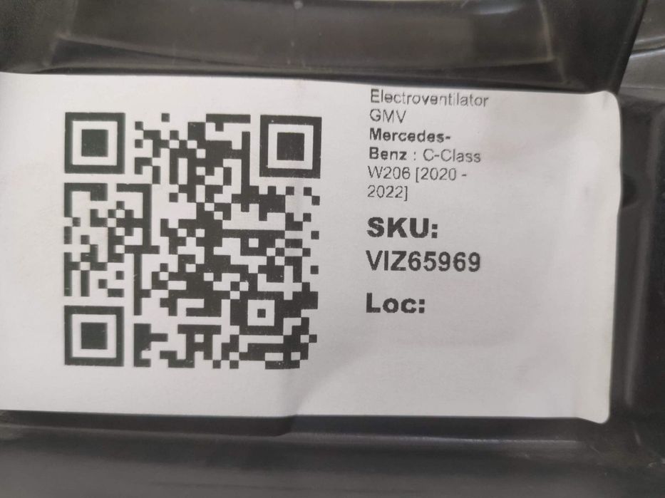 Electroventilator GMV Mercedes-Benz  C-Class W206 2020 2021 2022 Origi