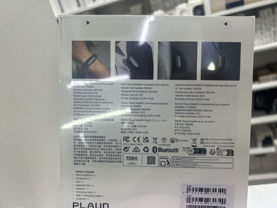 PLAUD NotePin S диктофон