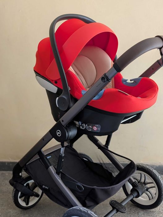 Cybex Talos S Lux TPE заедно с Cot S lux - Бебешка количка плюс опция кошница Cybex ATON M + база Base M