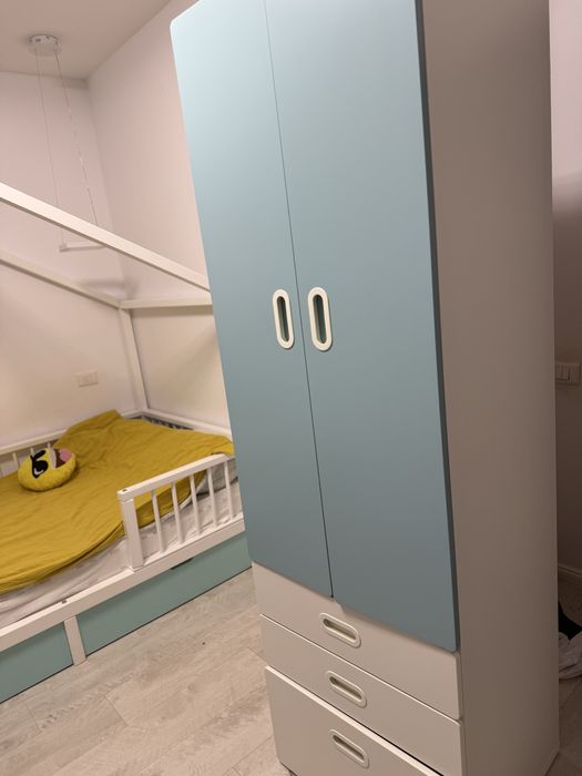 Set dormitor copil. Cadou Raft avion si saltea