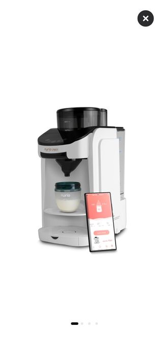 Vand Espressor Lapte Praf Nurio PRO cu Aplicatie Mobila, Functie de Apa Calda si Autocuratare la 90°