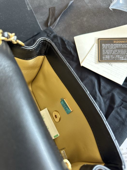 Poseta Chanel Vanity 17cm - full box/premium/crem/negru