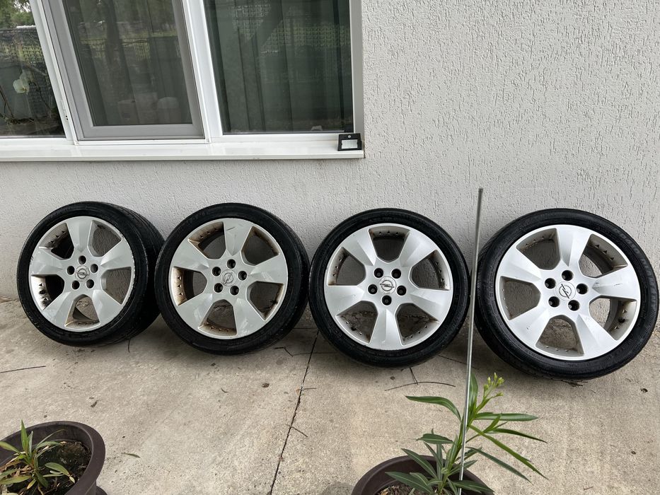Jante cu anvelope opel r17 si anvelope logan