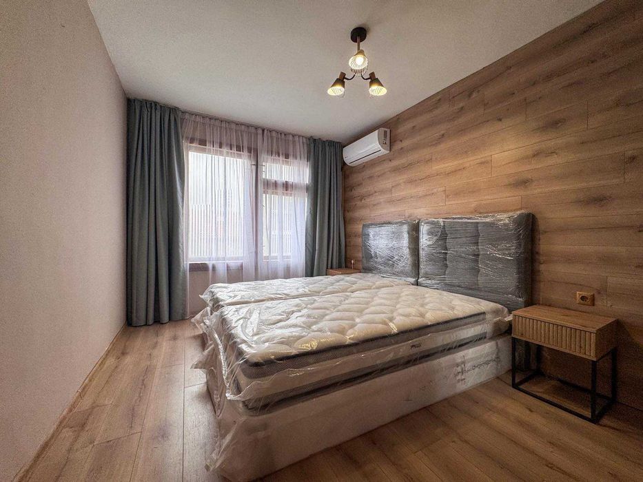 Чисто нов тристаен под наем в кв. Лазур. След ремонт. Паркомясто