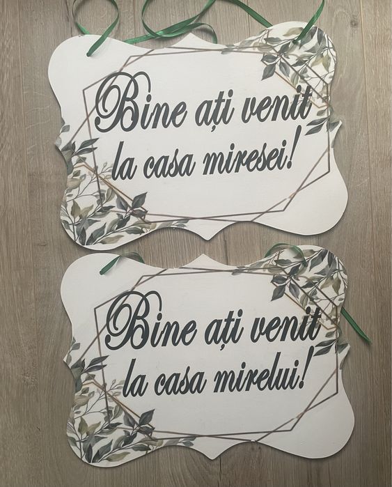 Placuta poarta “Bine ati venit!”