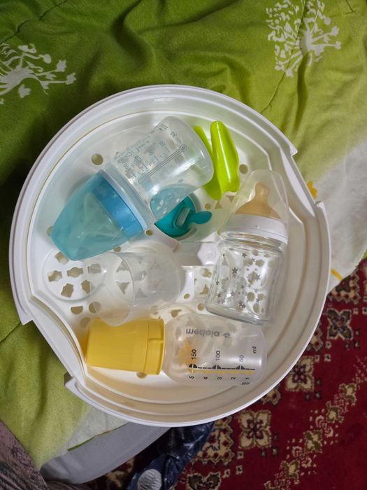 Микровълнов стерилизатор Cangaroo - Fresh + бонус 3 шишета