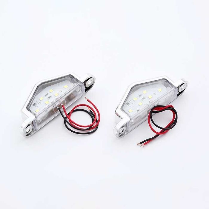 Комплект диодни плафона за регистрационен номер (12V/24V) - 2 броя