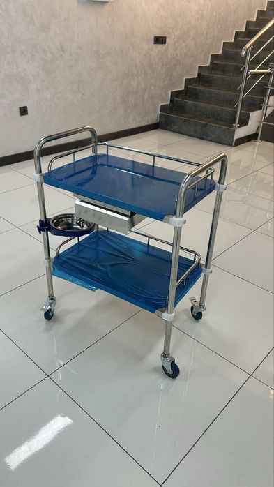 Манипуляционная медицинская тележка Тележка из нержавеющей стали