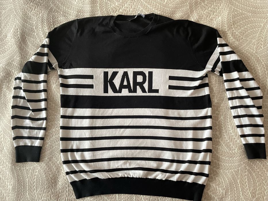 Пуловер от памук Karl Lagerfeld