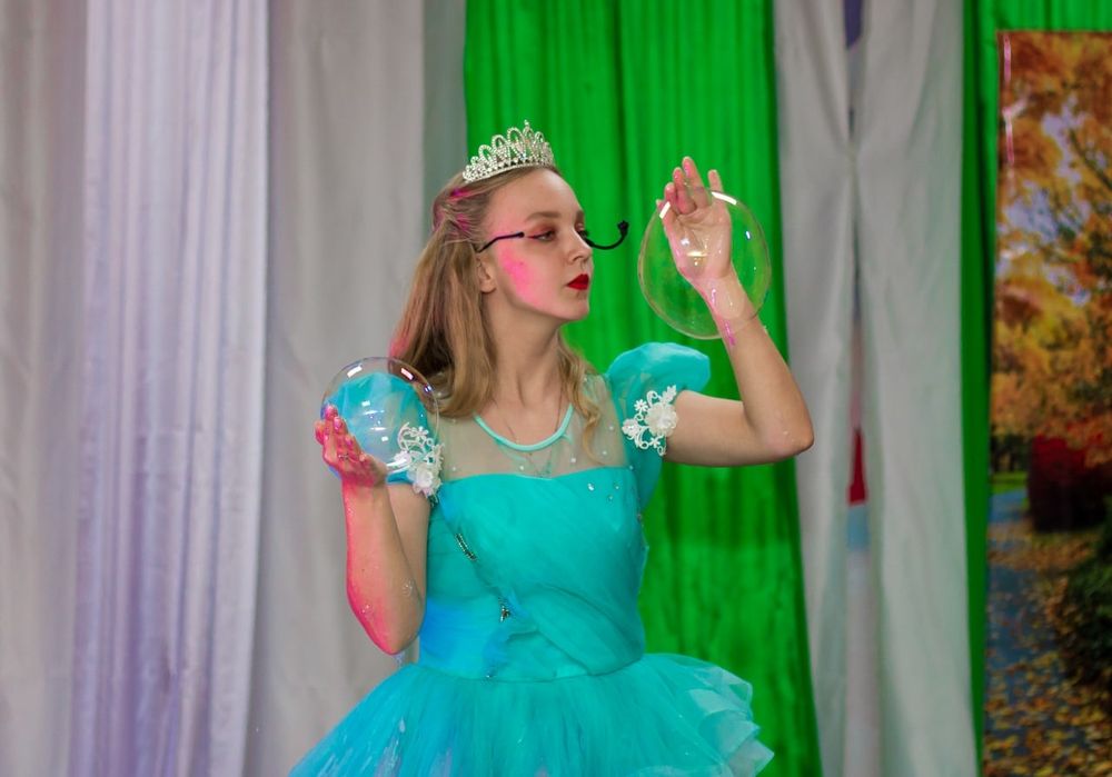 Шоу мыльных пузырей для самых маленьких