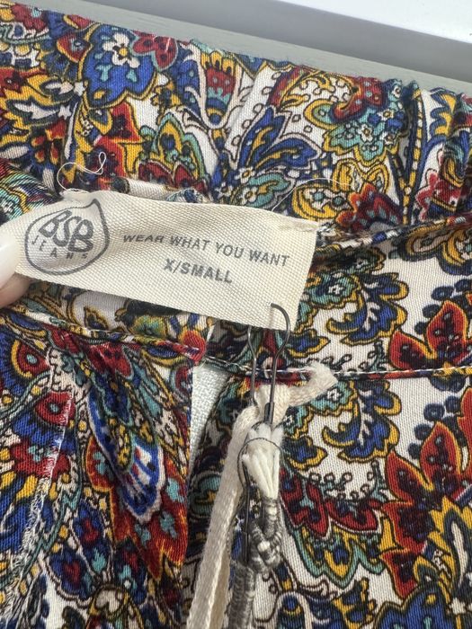 Pantaloni lungi inflorati lejeri evazati BSB marimea XS