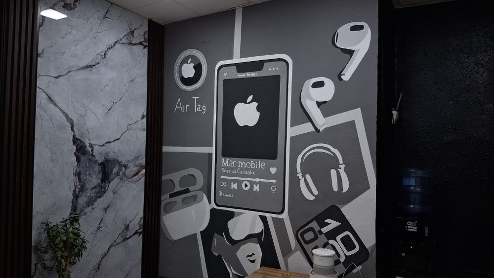 Рисую на стены devolga rasm chzamz