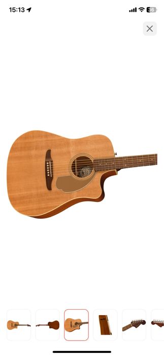 Гитара Fender Redondo Player Natural