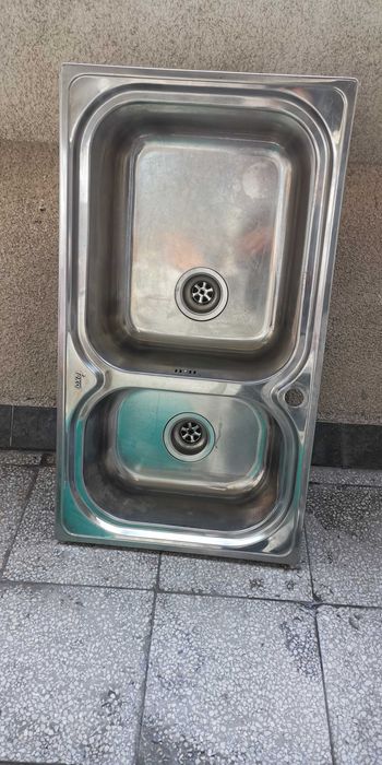 Двойна кухненска иноксова мивка ТЕКА Super Bowl 86 2C Max