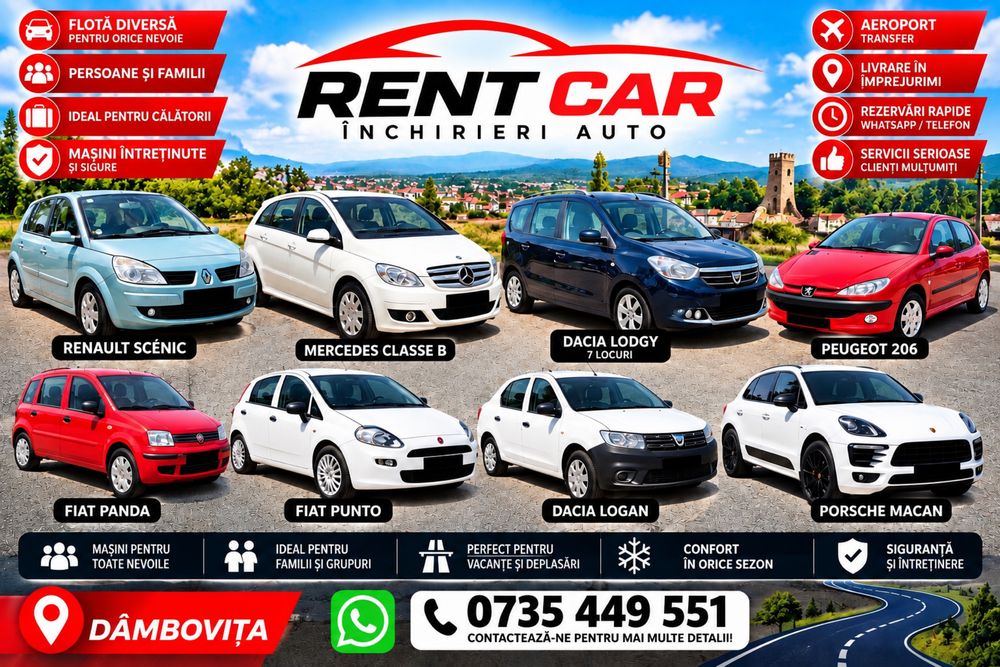 Închirieri Auto Moreni – Rent a Car Dâmbovița | Mașini de închiriat