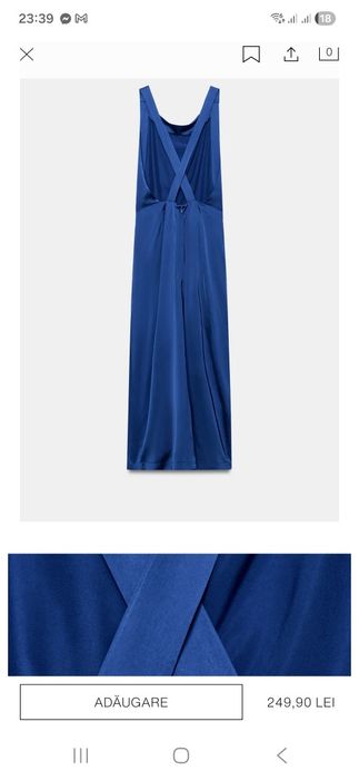 Rochie zara satinata