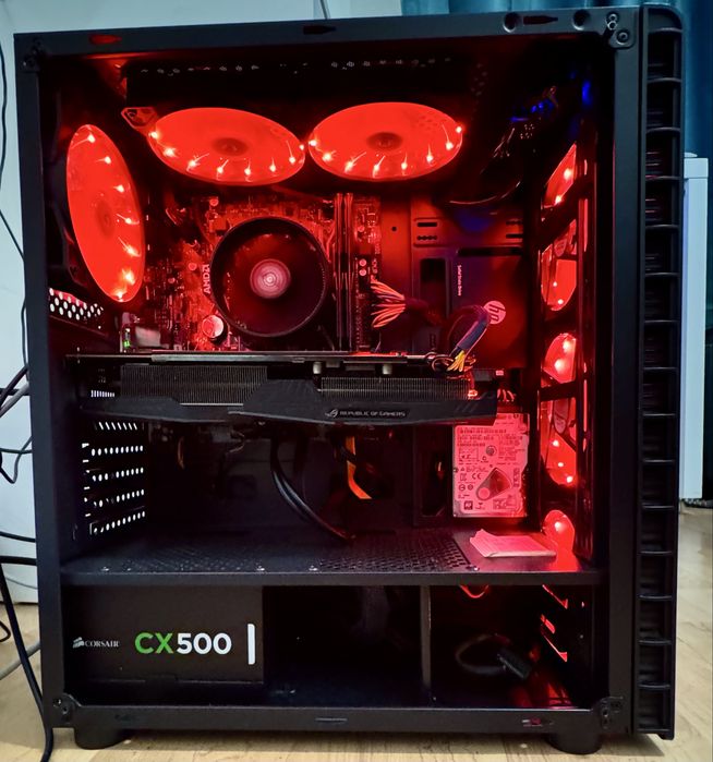 PC Ryzen 5 3400 G/16GB DDR 4/ RX 580 8GB/240GB SSD+HDD500 GB