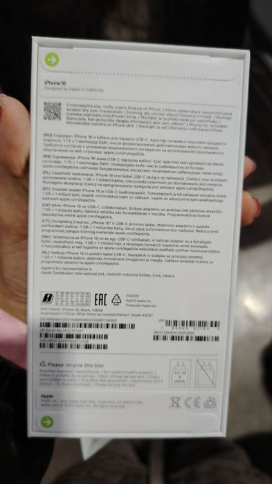 Iphone ayfon 16 128gb