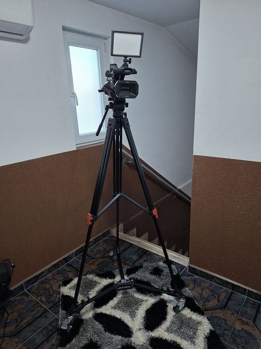 Panasonic hc 1000 baterii lampa trepied kit comlet