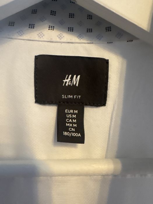 Camasa H&M  slim fit 100% bumbac