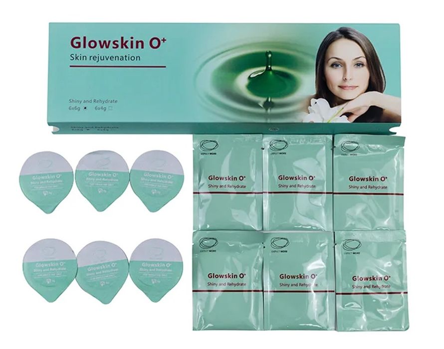 Комплект капсули Гел против стареене GLOWSKIN 0+ за кислородна терапия