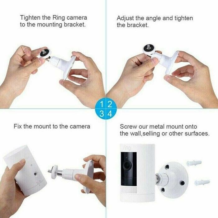 3x Mount Adjustable Security Camera Bracket Outdoor Ring Arlo Cam