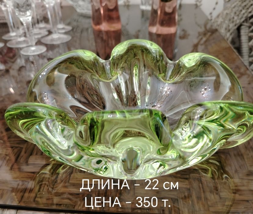 Реаритетные вазы "Богема" Чехославакия.