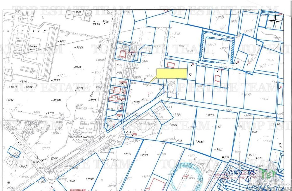 Teren 3771 mp,zona Lacul Morii, Vedere catre lac