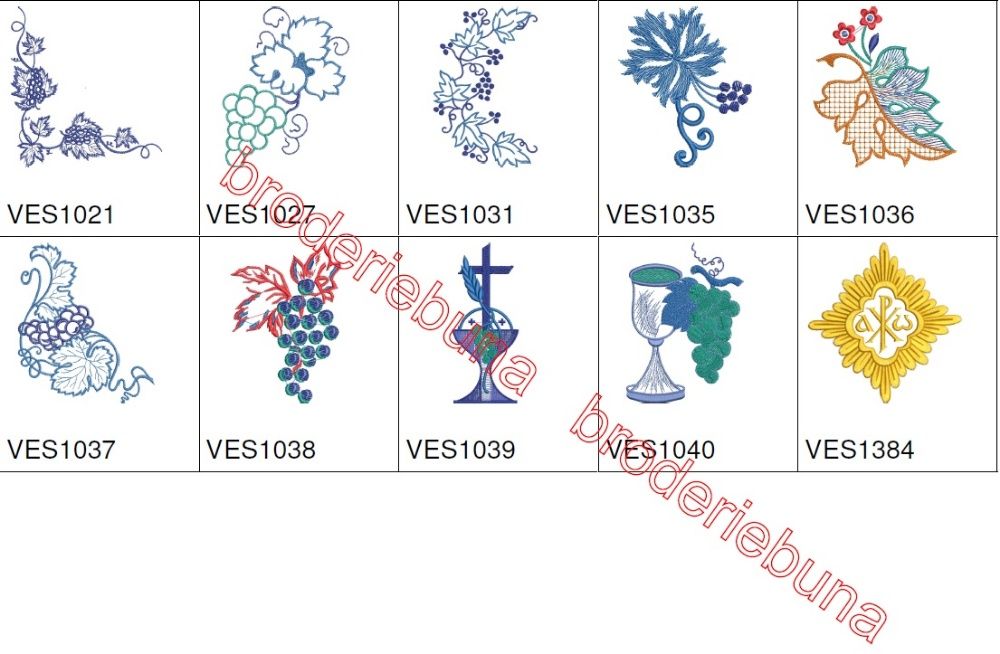 broderii bisericesti ptr. masini de brodat vol. 2