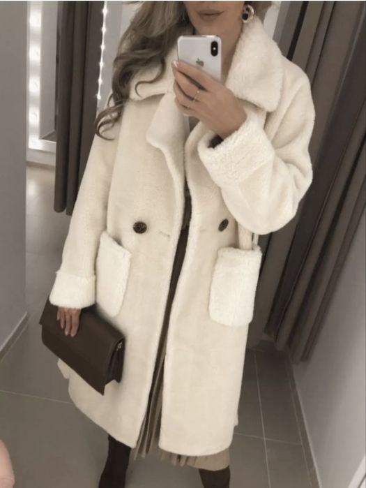 шуба из натуральной овчины