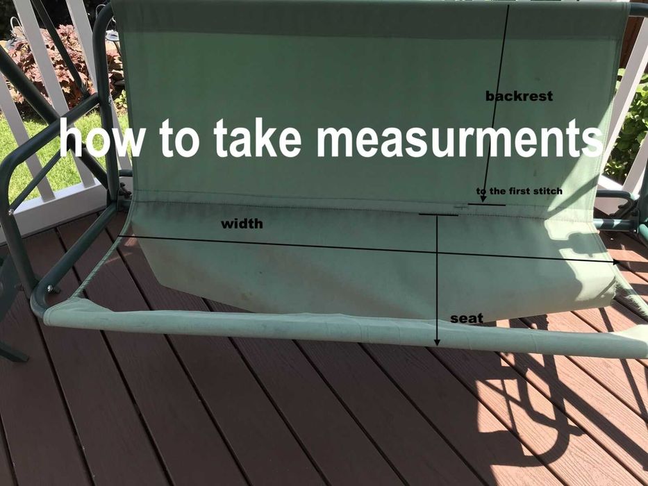 Резервен плат за седалка на градинска люлка ,изработка по ваш размер