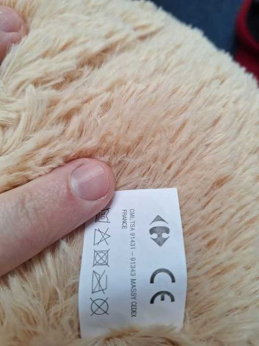 Doi catei de plus Max & Sax, 65 cm, Maro/Alb copii jucarii Max & Sax