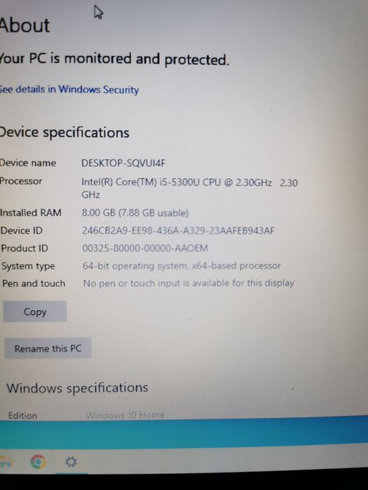 Laptop Dell E7250 tester auto