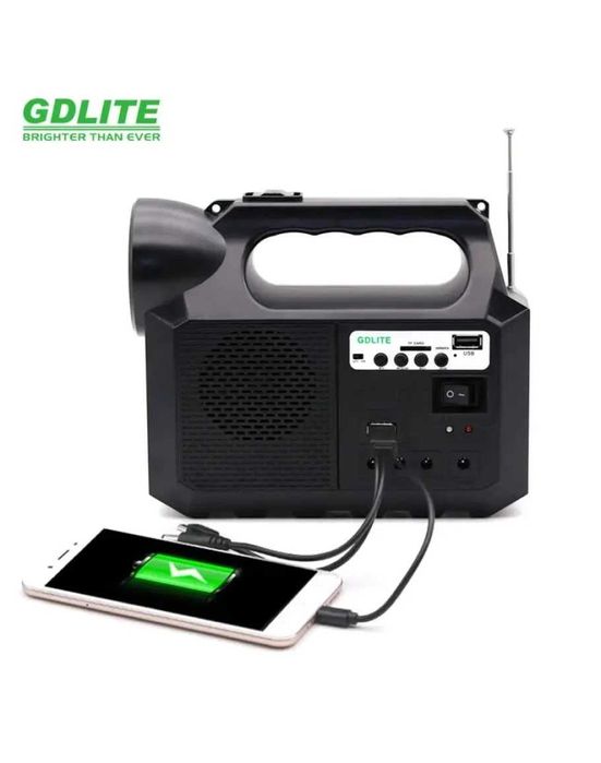 Мобилна соларна къмпинг система, зарядно, 3 лампи, соларен панел