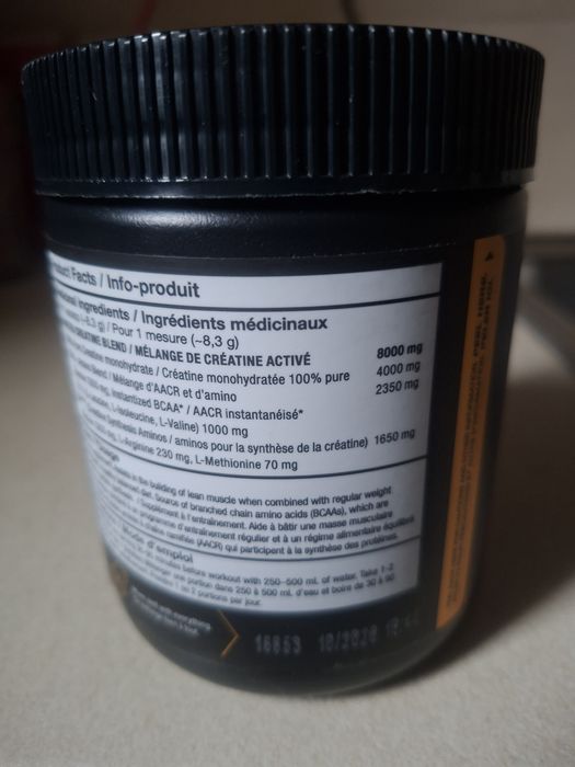 Creatine 8x pvl gold series 250gr.